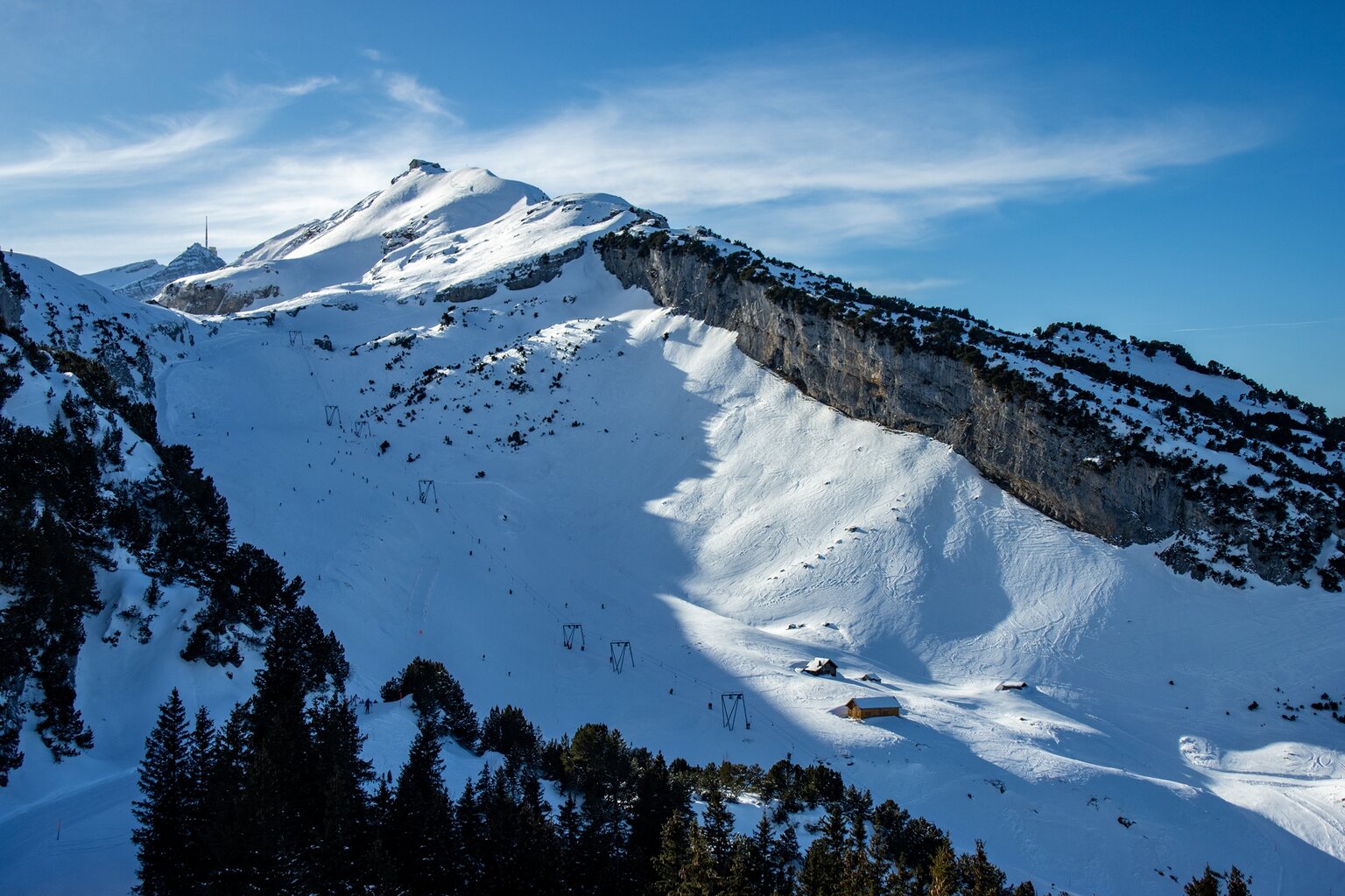 Pisten- und Liftgebiet Gartenalp.
