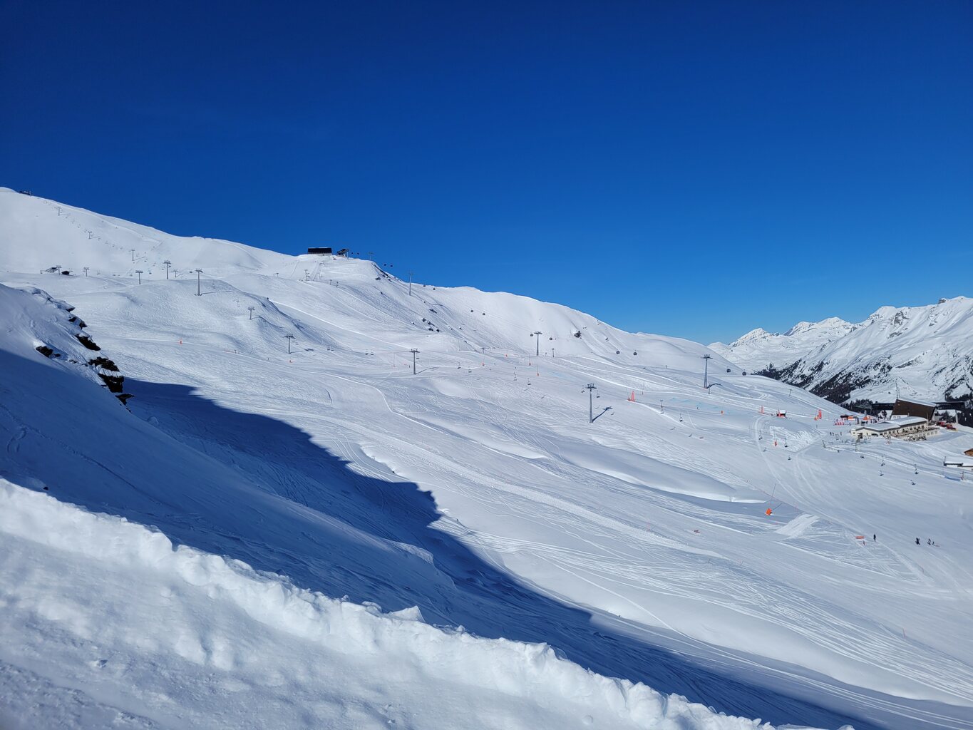 Kaum was los in Zinal.