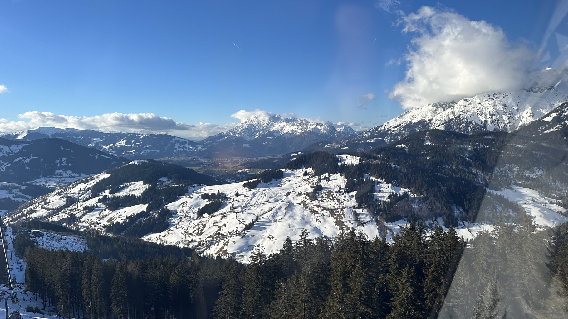 Aus der Sinalcobahn Richtung Saalfeldener Becken
