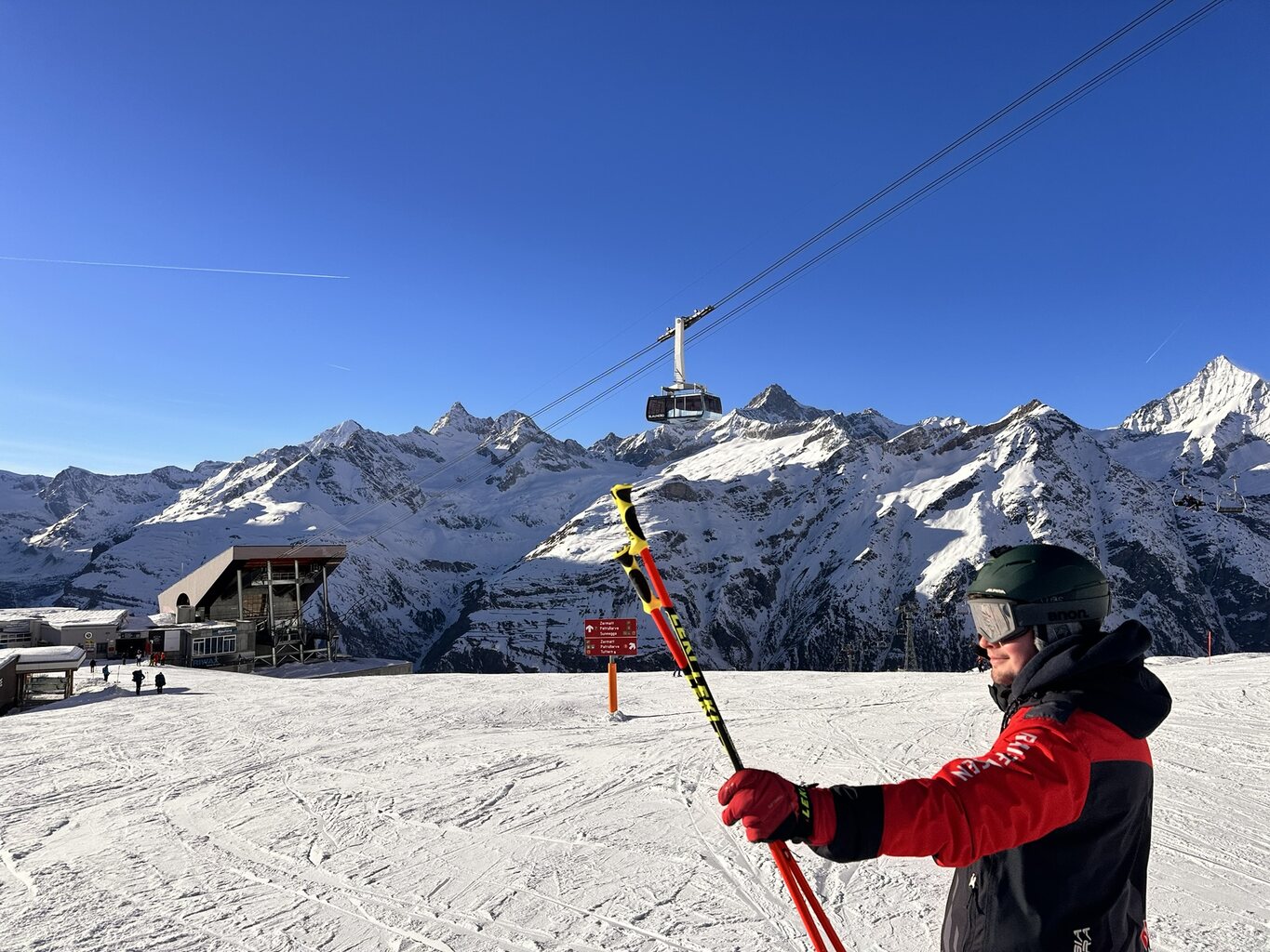 Sprung auf die Nordseite. Traumhaft!