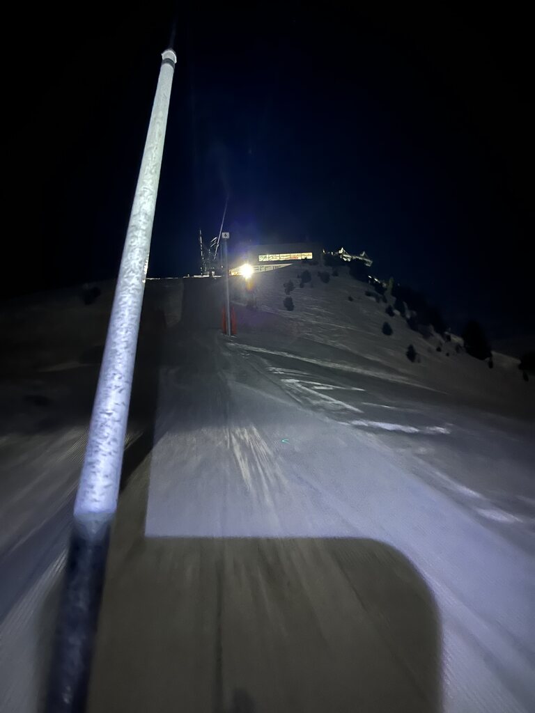 Fahrt auf dem KSSL-Crêt