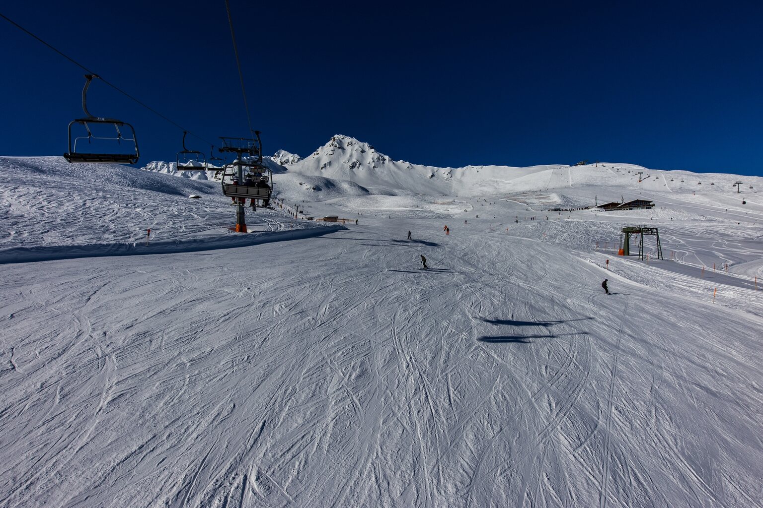 Es geht nochmal mit der fixen 4er nach oben um eine weitere Variante zu fahren.