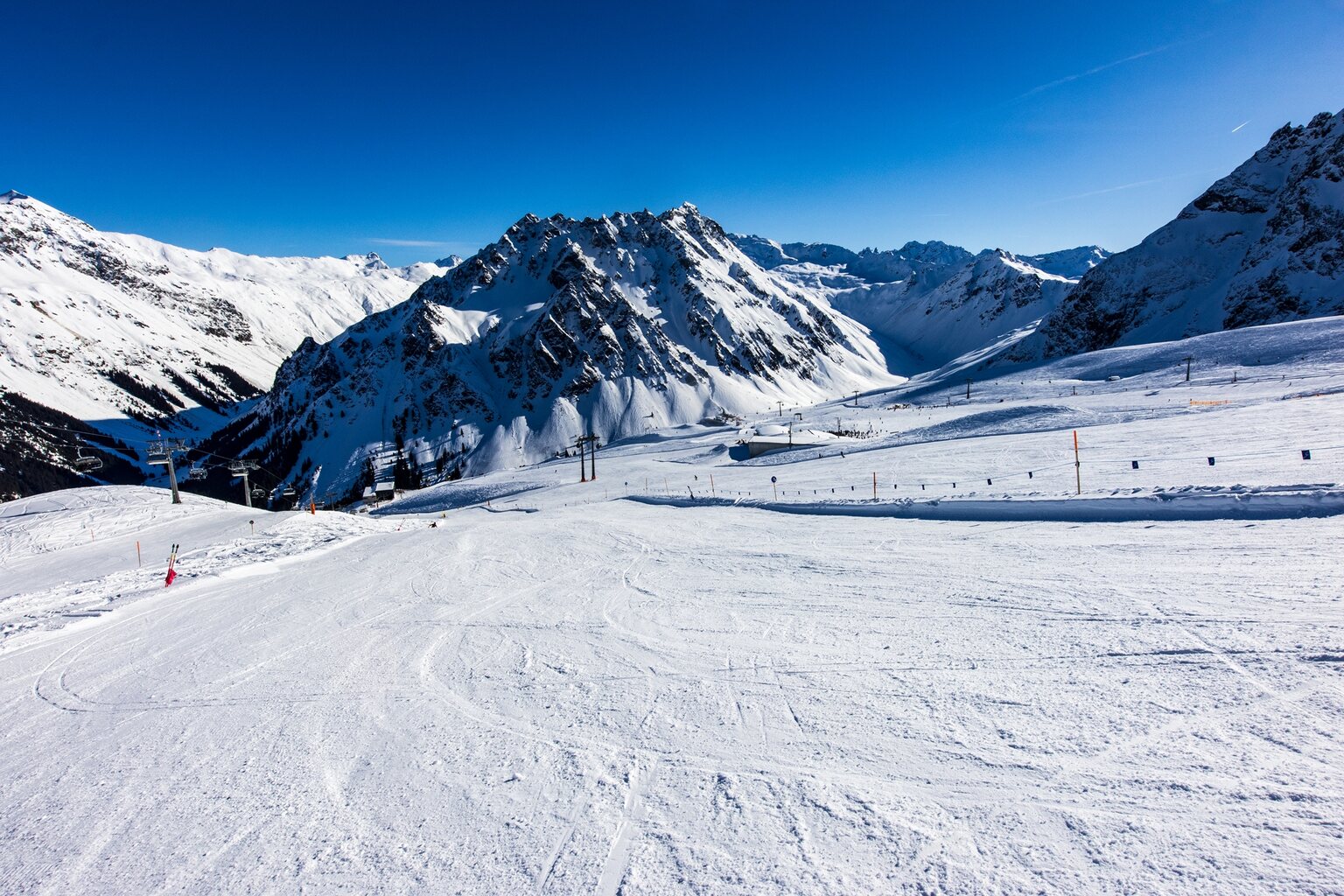 Nach einer kurzen PaP im Tal geht es wieder nach oben an die Kristallbahn.