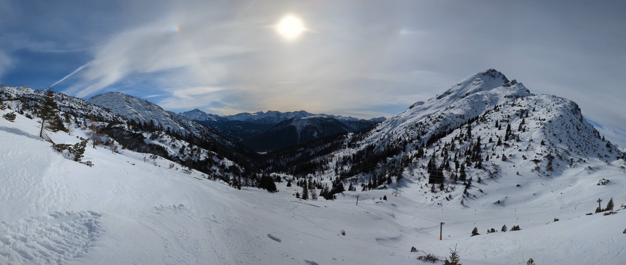 Schönes Panorama dort