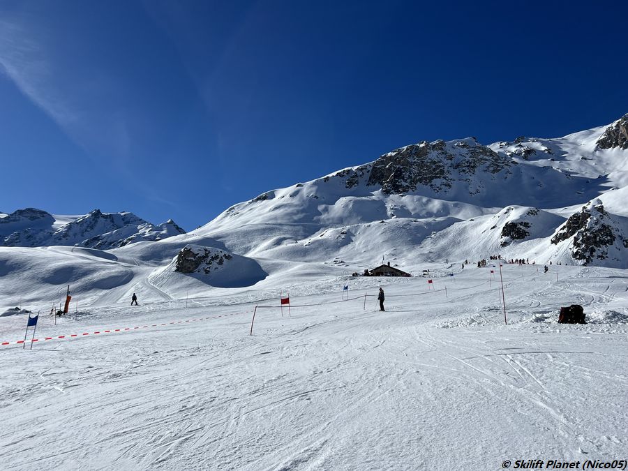 Piste Mont-Rouge, mit dem Rennen