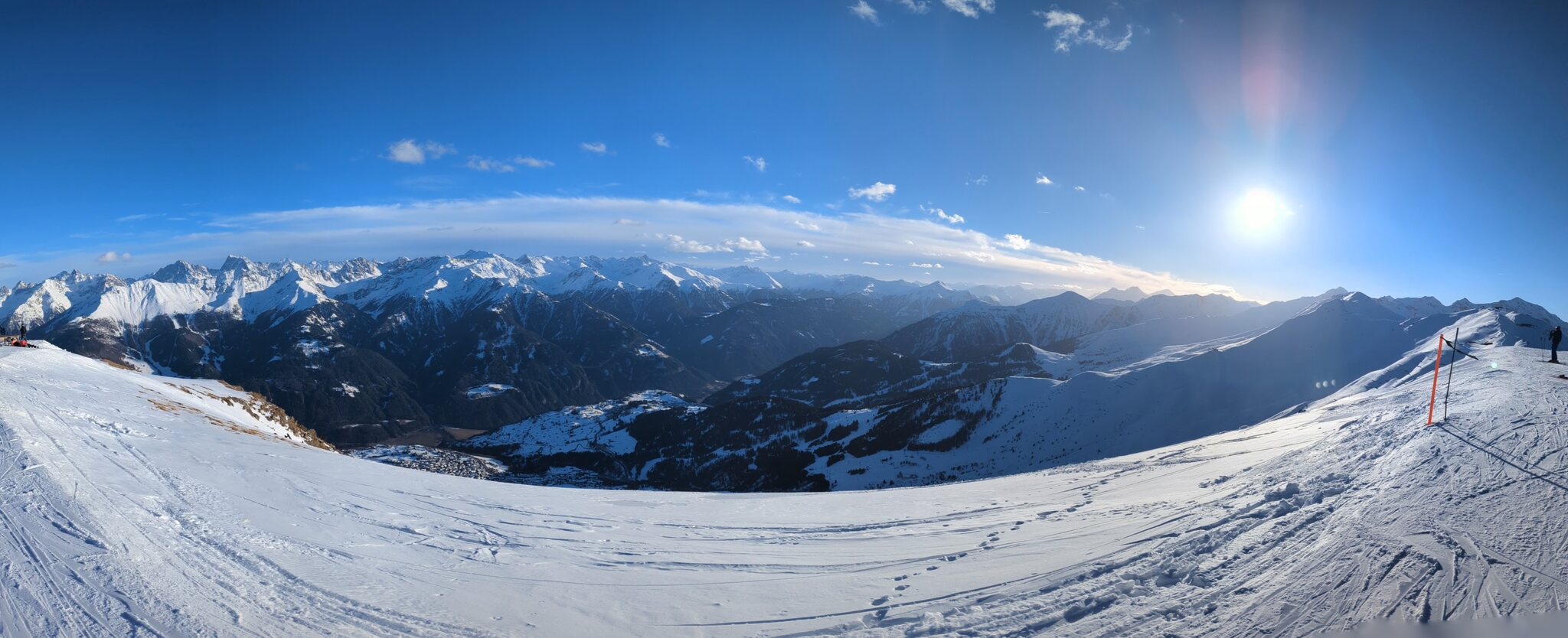 Panorama von der Nordseite am Nachmittag