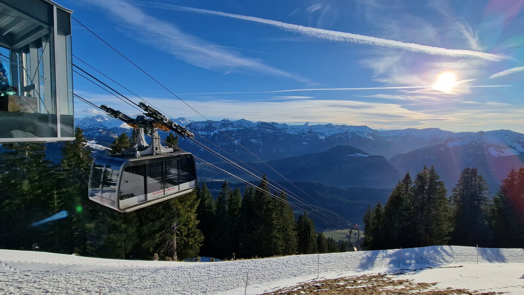 Bergstation des einspurigen Funifor von Bezau