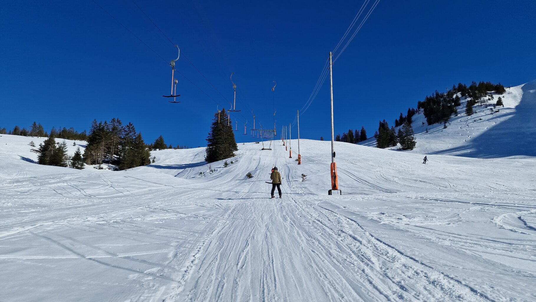 Als Beschäftigungsanlage dient nun der Doppelschlepplift.