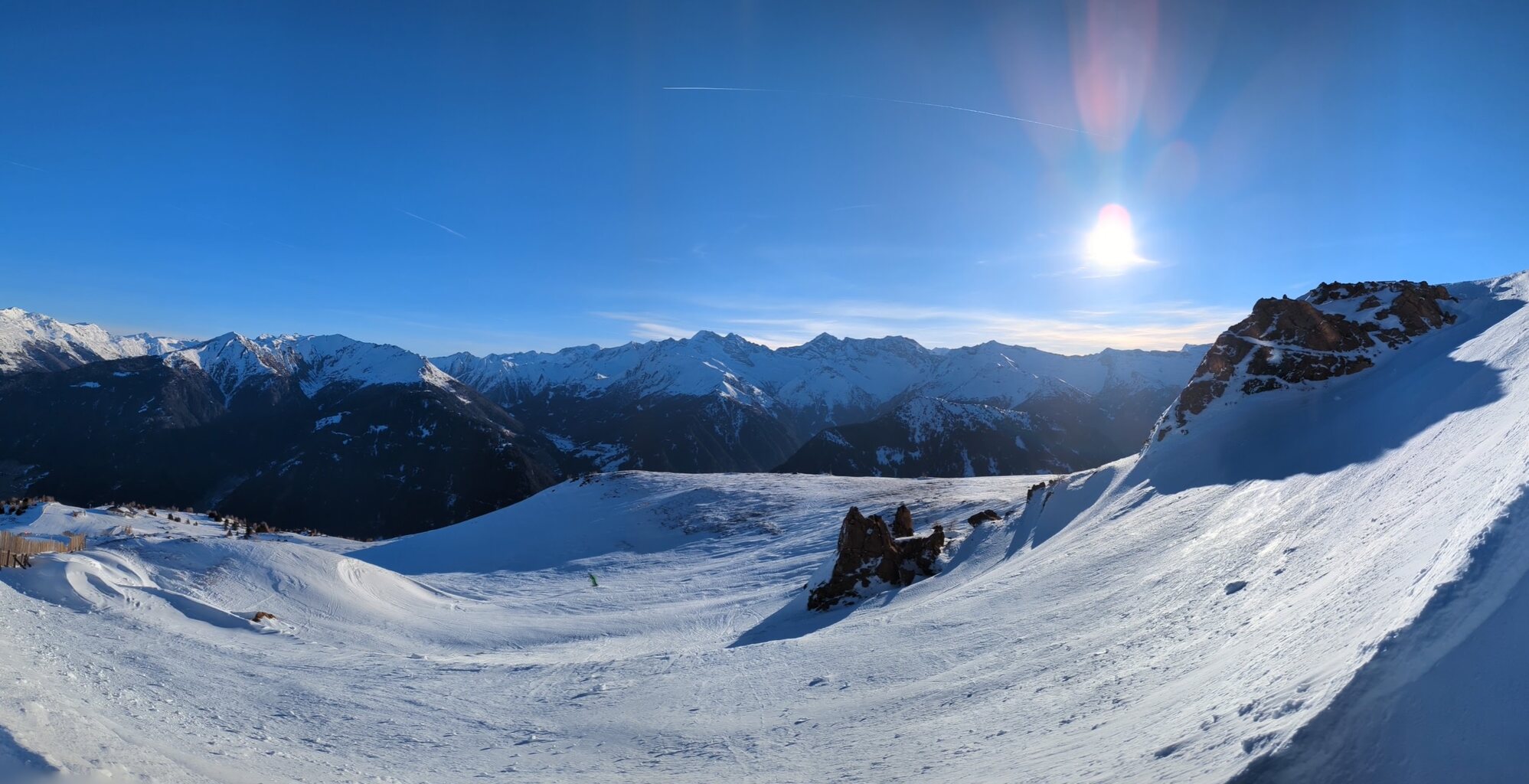 Panorama Richtung Süden an der Kombibahn