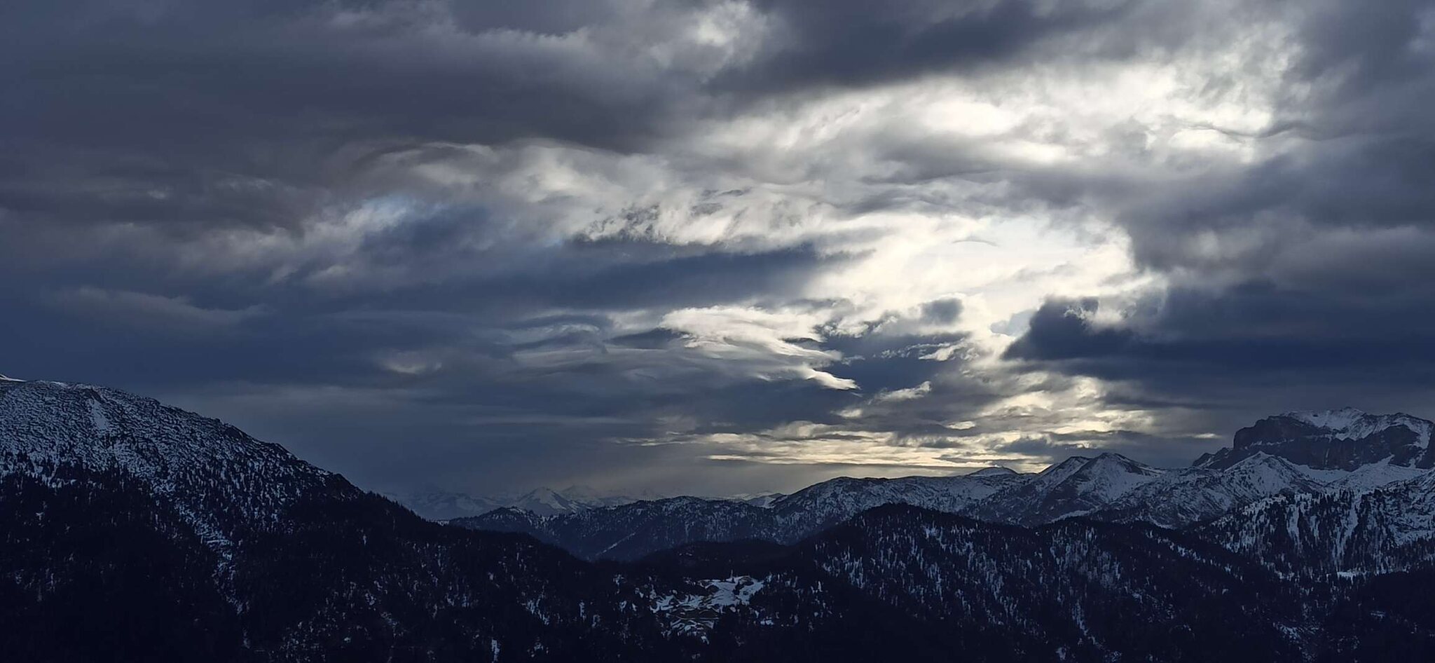 interessantes Wolkenbild