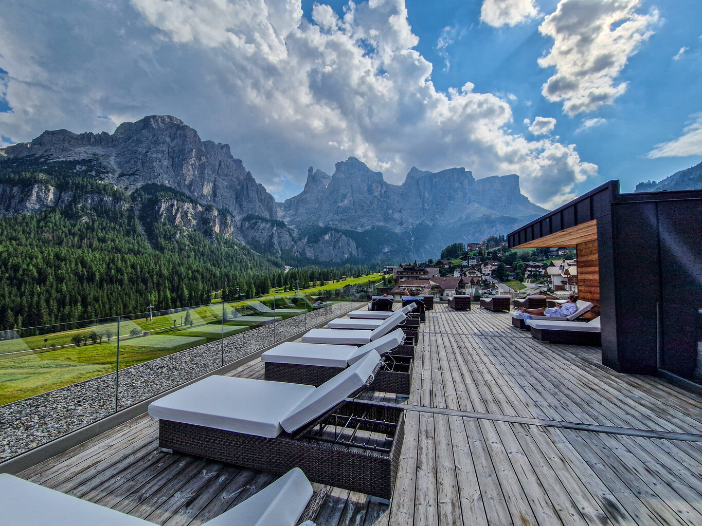 Genialer Blick vom Sonnendeck