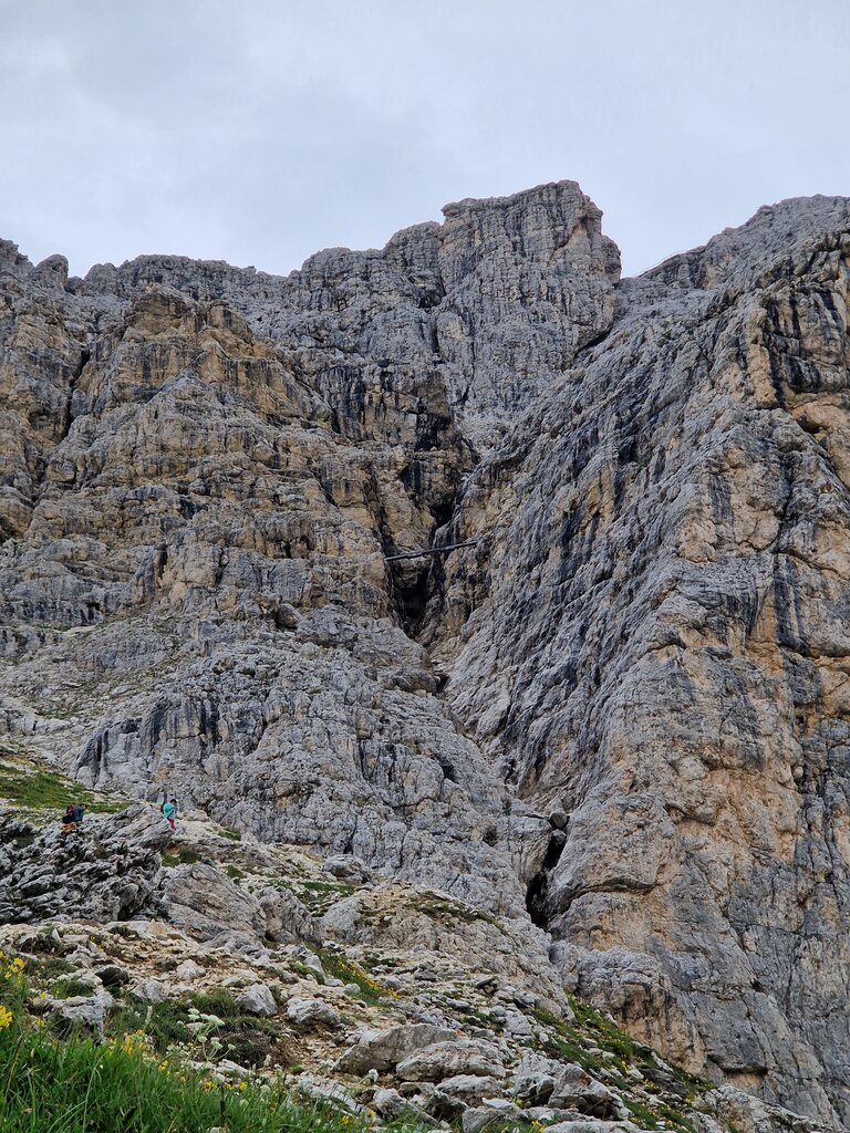 das Highlight des Steiges, die kurze Brücke über eine Schlucht