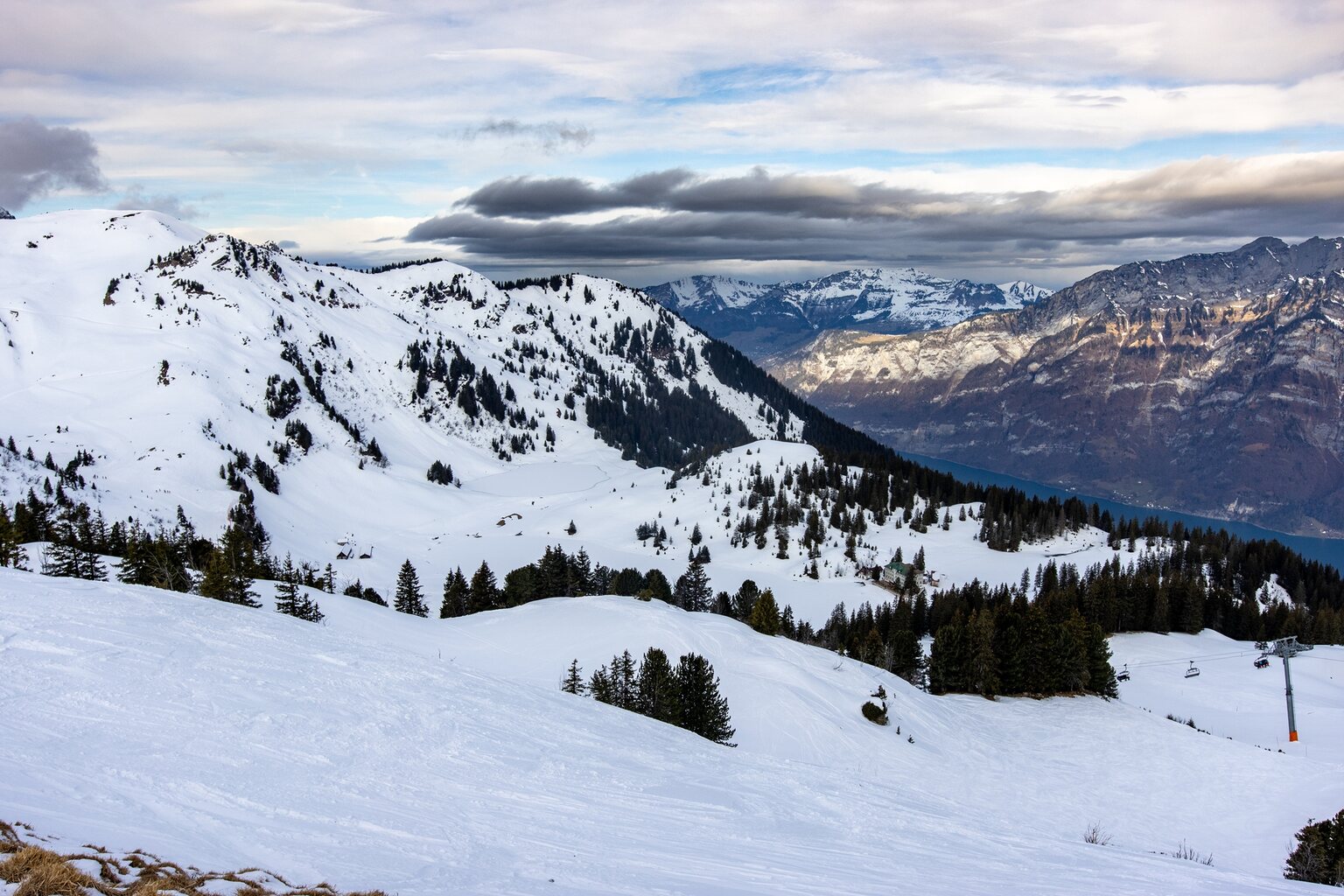 Blick in den Bereich Seeben.