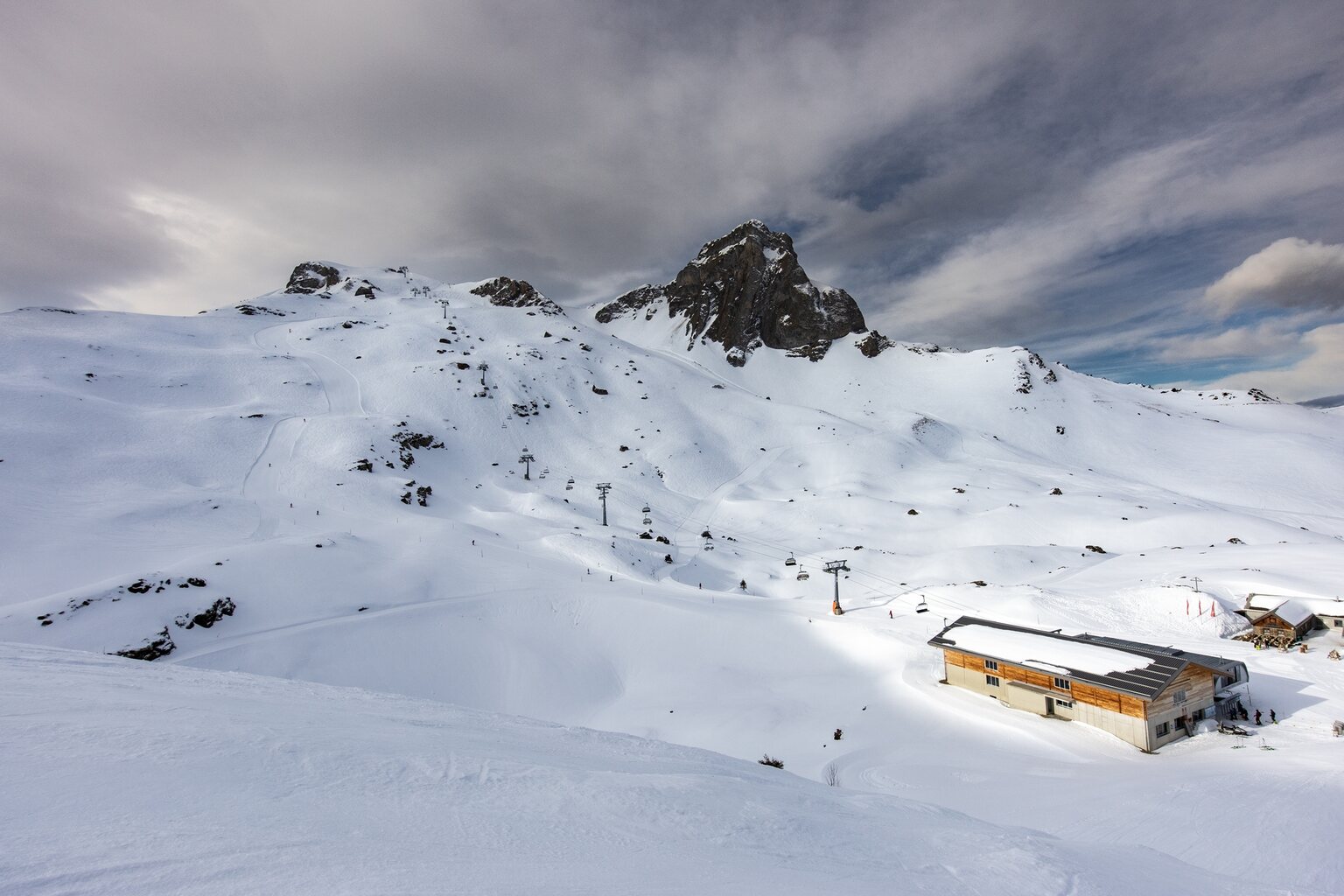 Weiter geht es an meinem Lieblingslift des Gebiets: Leist