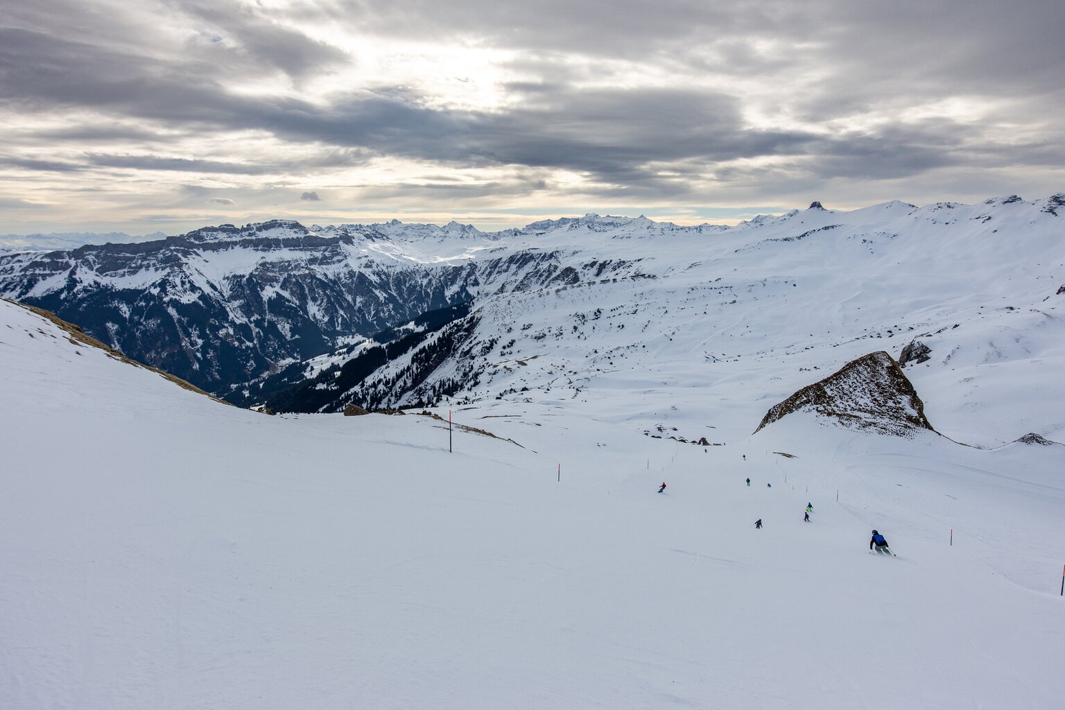 Auf der Breitmantelpiste.