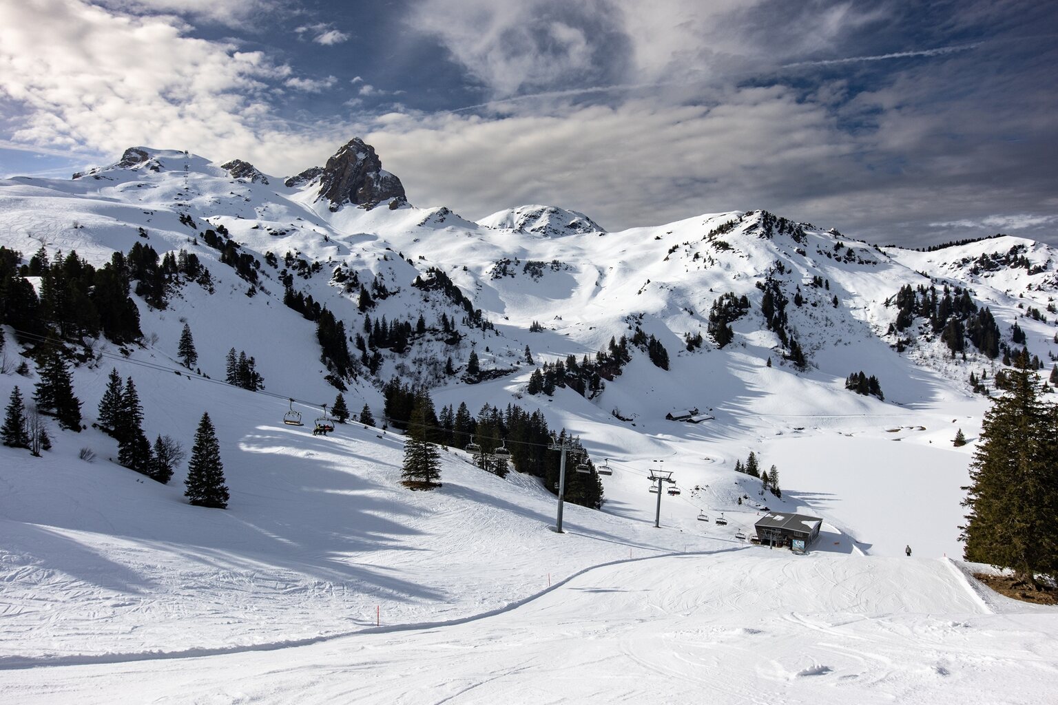 Seebenpiste ist zwar kurz, aber toll zu Carven.