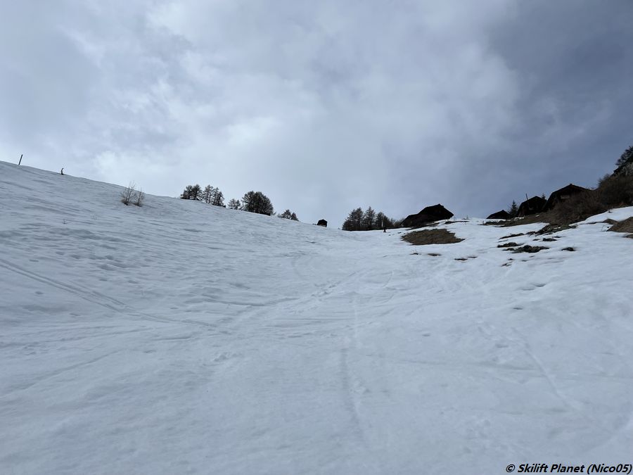 Ehemalige schwarze Talabfahrt