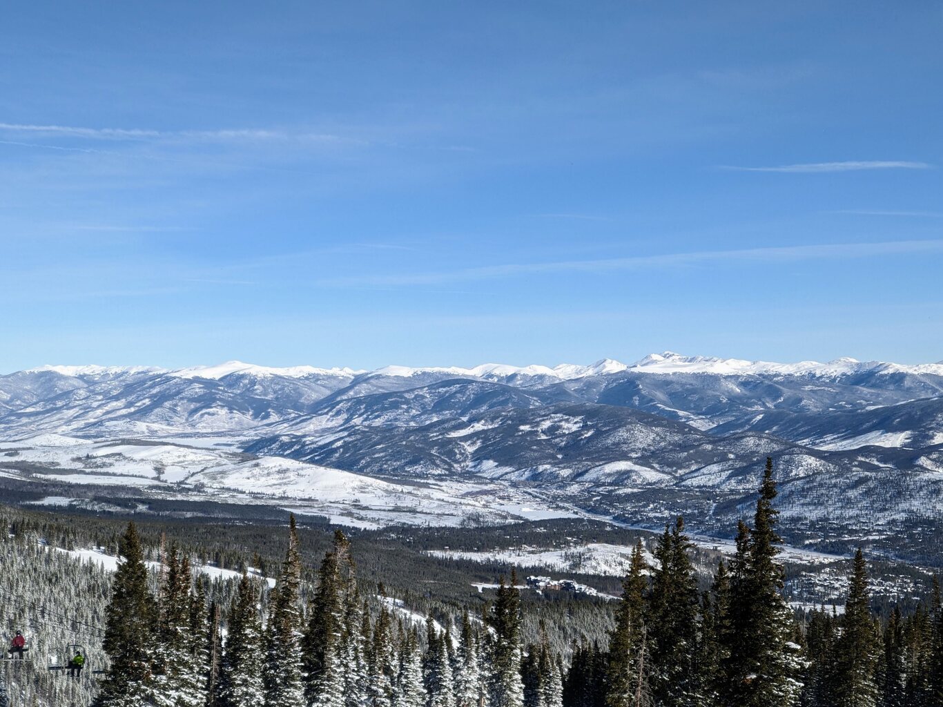 ^ Blick in Richtung Keystone und Continental Divide