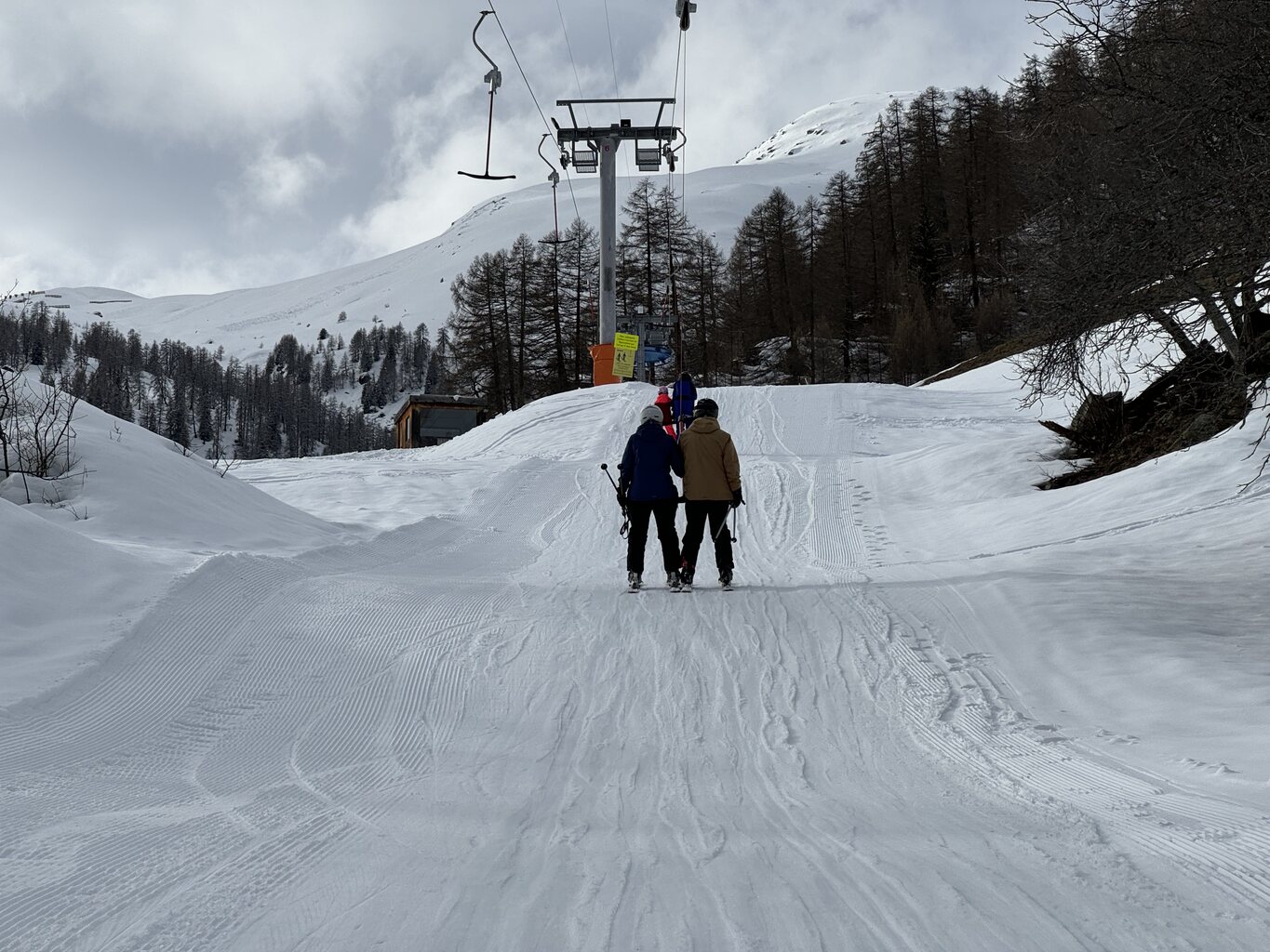 Fast am Ende des Geschinen-SL
