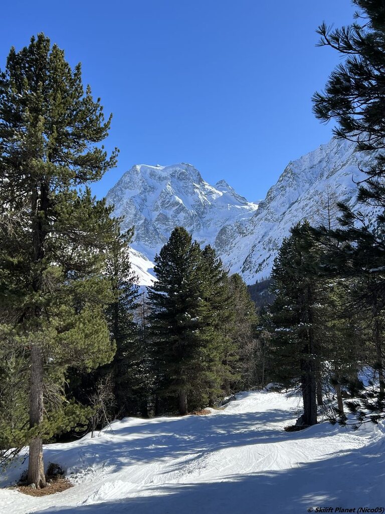 Piste des Hôtels mit dem Mont-Collon