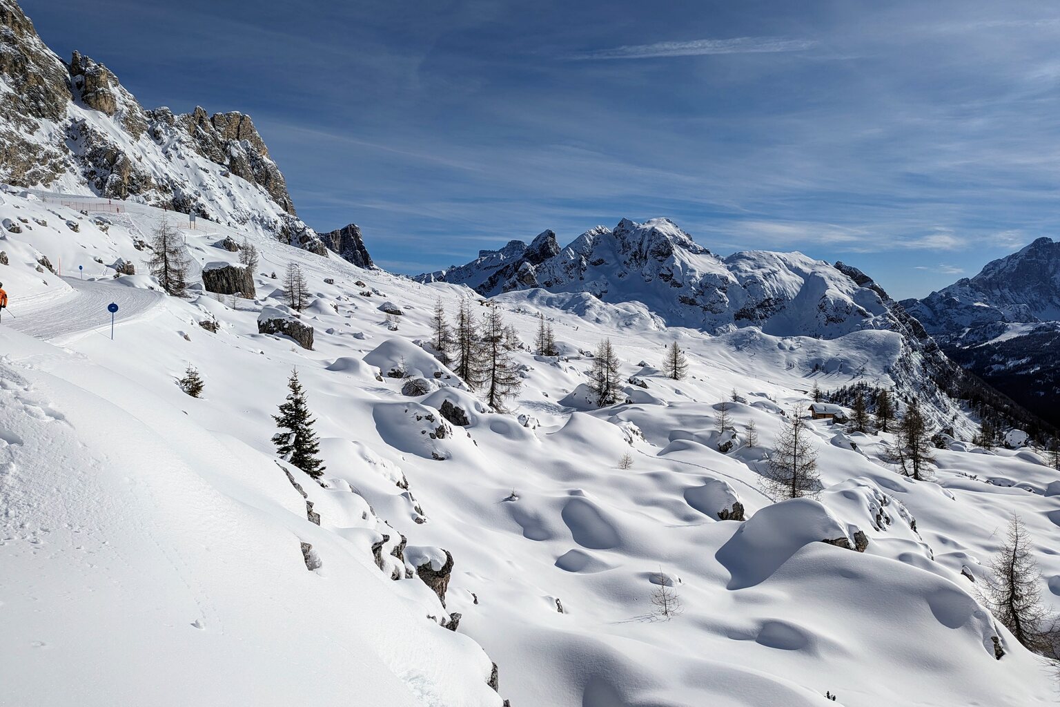 An der Talstation Croda Negra