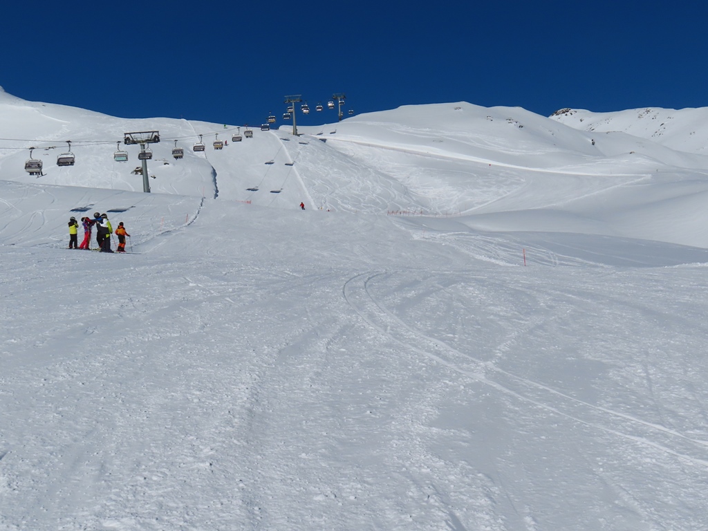 Piste an der 4KSB Vallalpe-Sobretta