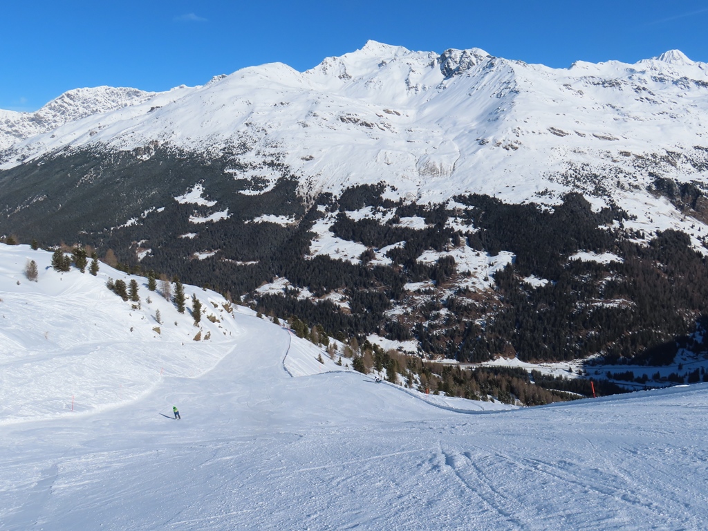 Auf der Außenrumpiste