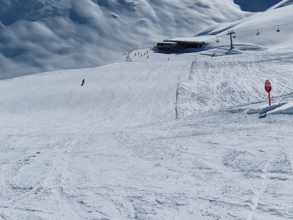 Piste zur Talstation der KSB