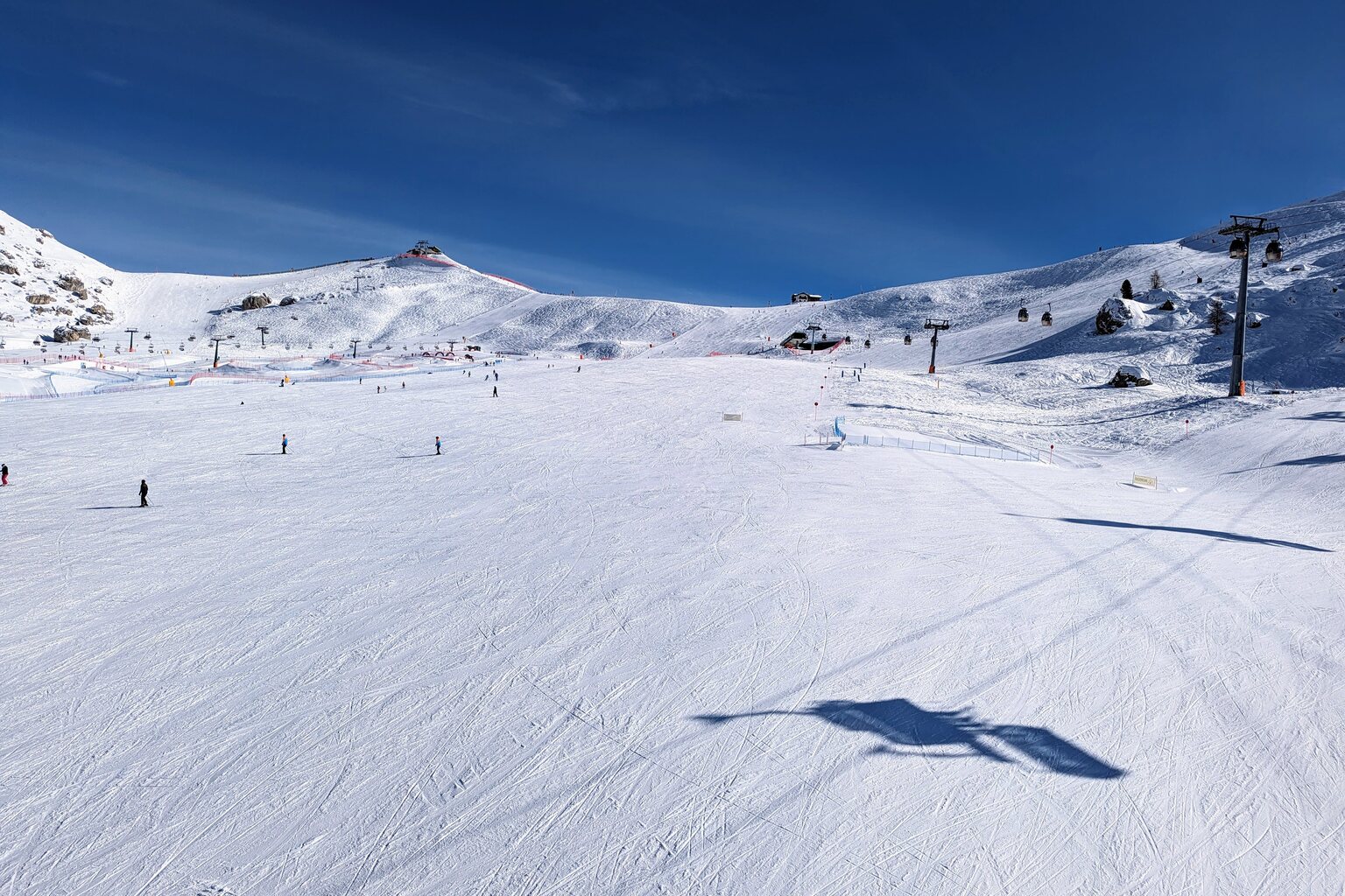 Breite Pisten am Belvedere
