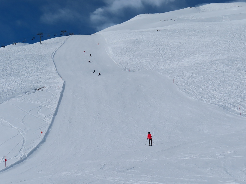 Pistenvariante am Blesaccia 1