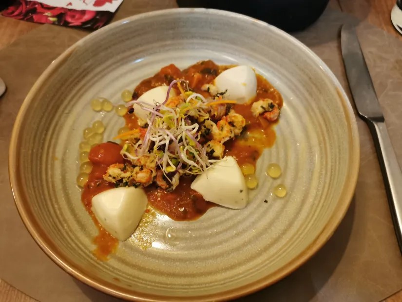 1. Gang - Jedenfalls waren Flusskrebse dabei.