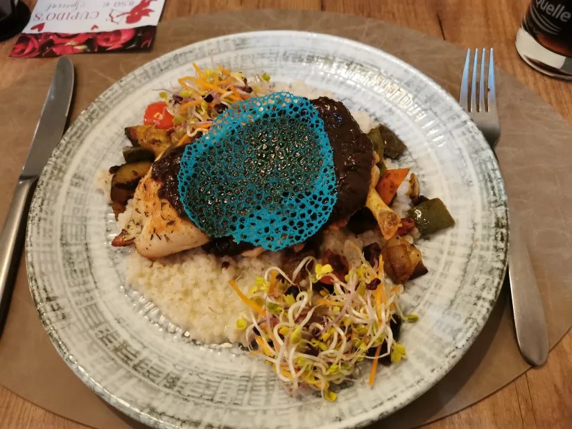 3. Hauptgang - Perlhuhn.