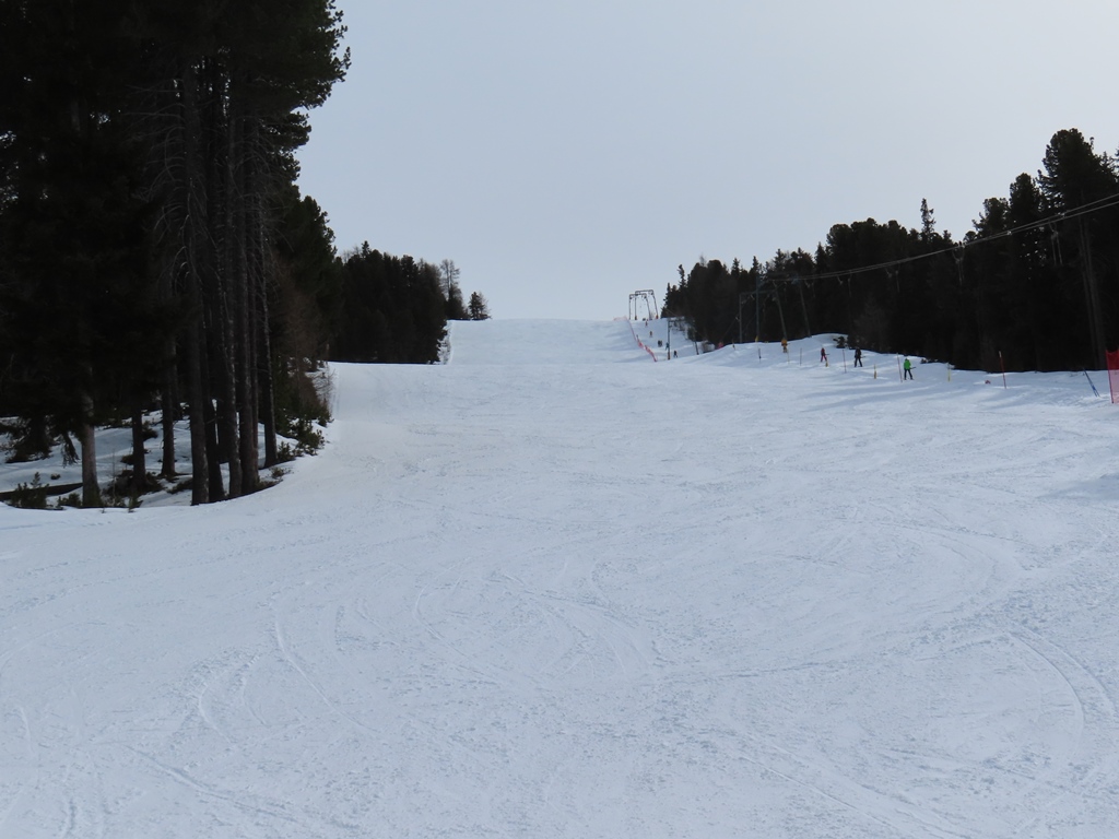 Der untere Schleppflift auf der Isolaccia-Seite