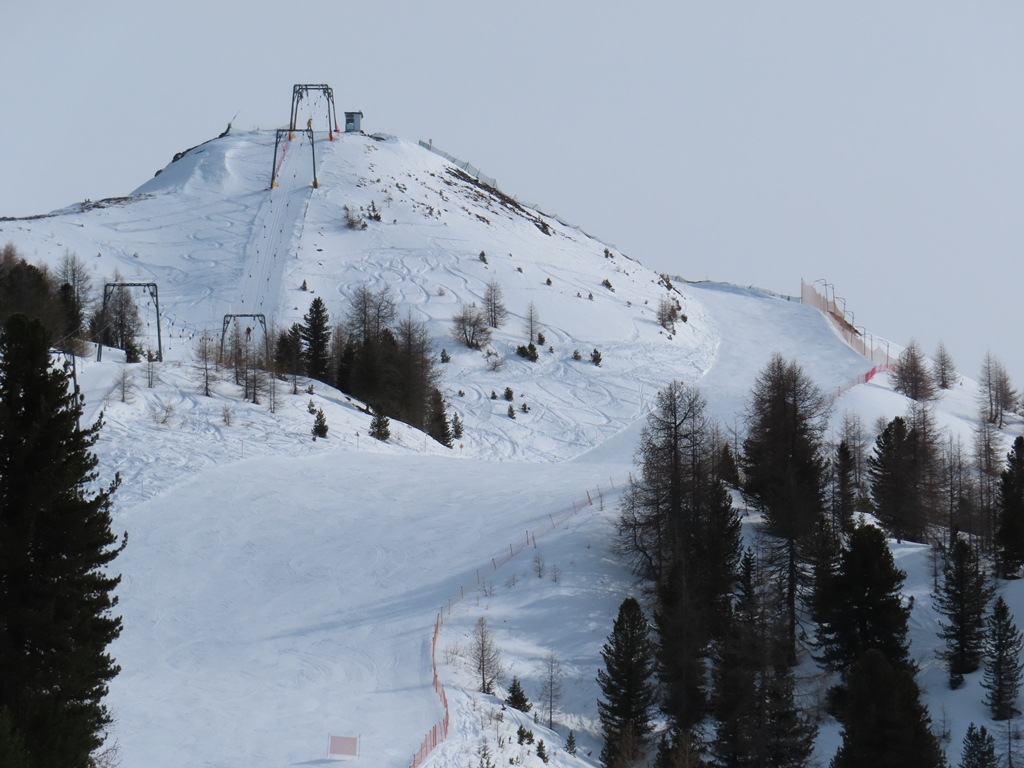 Zoom auf den oberen Schlepplift