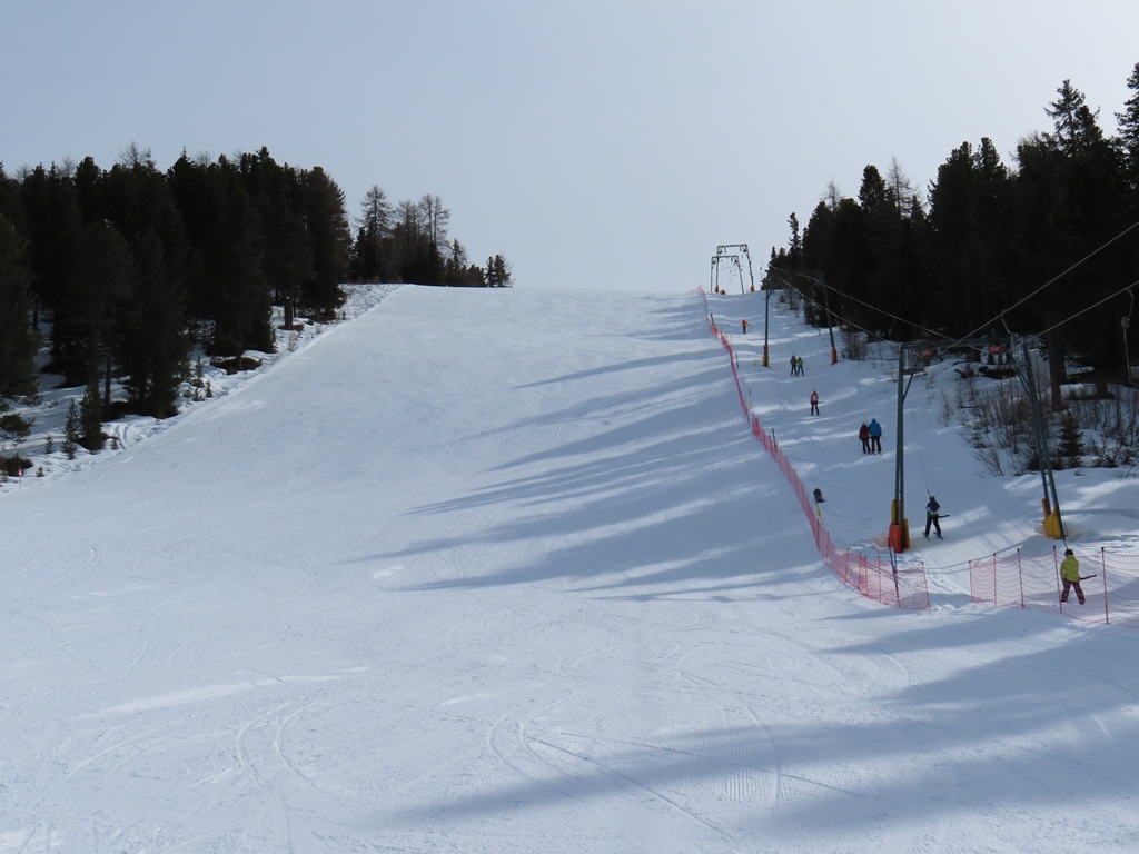 am unteren Schlepplift