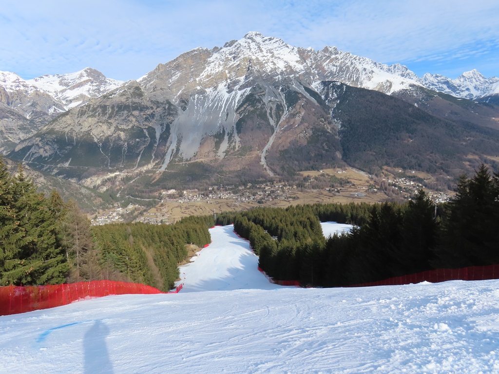 Piste an der unteren Vierersesselbahn