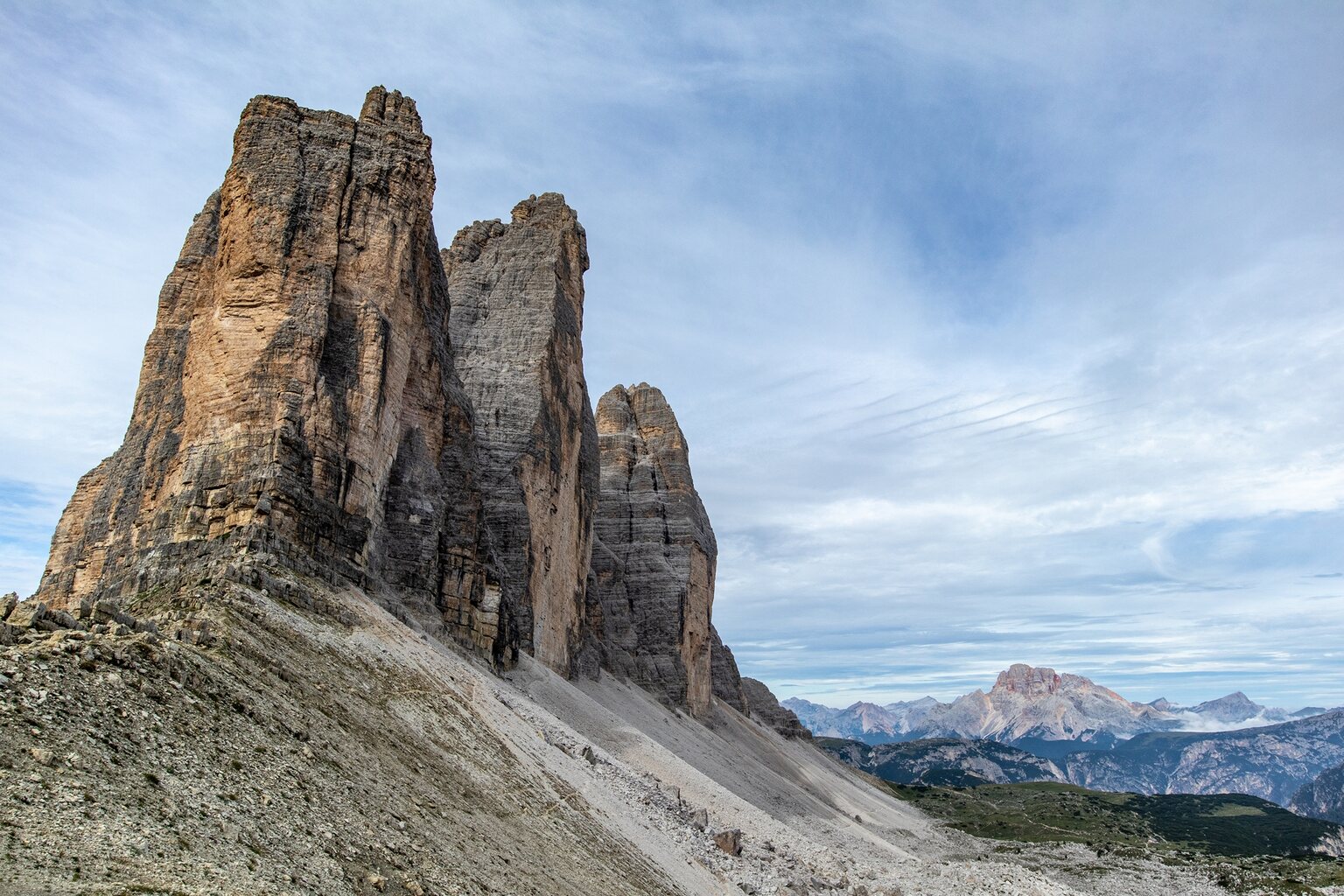 Drei Zinnen, die kleine Zinne direkt vor uns.