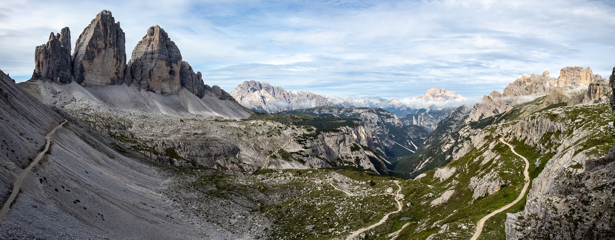Blick aus der Geschützstellung.