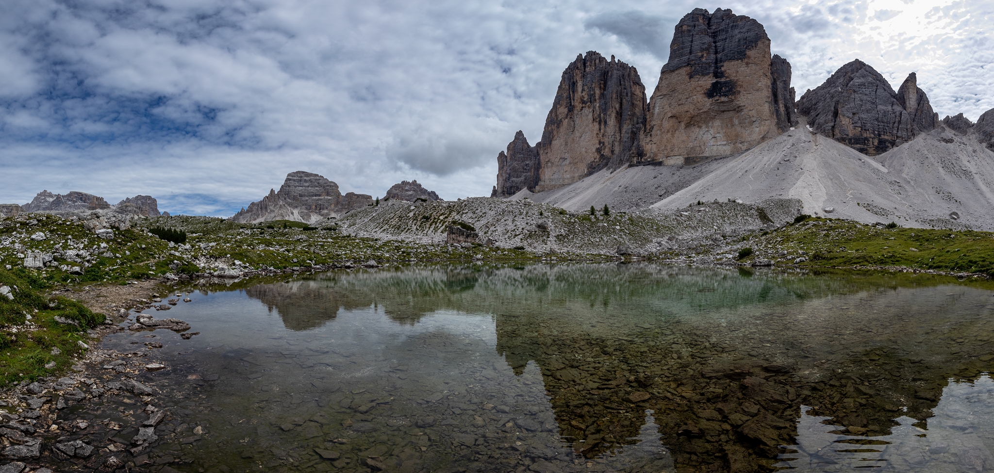 Im Anschluss machen wir uns auch noch auf die Drei Zinnen Umrundung.