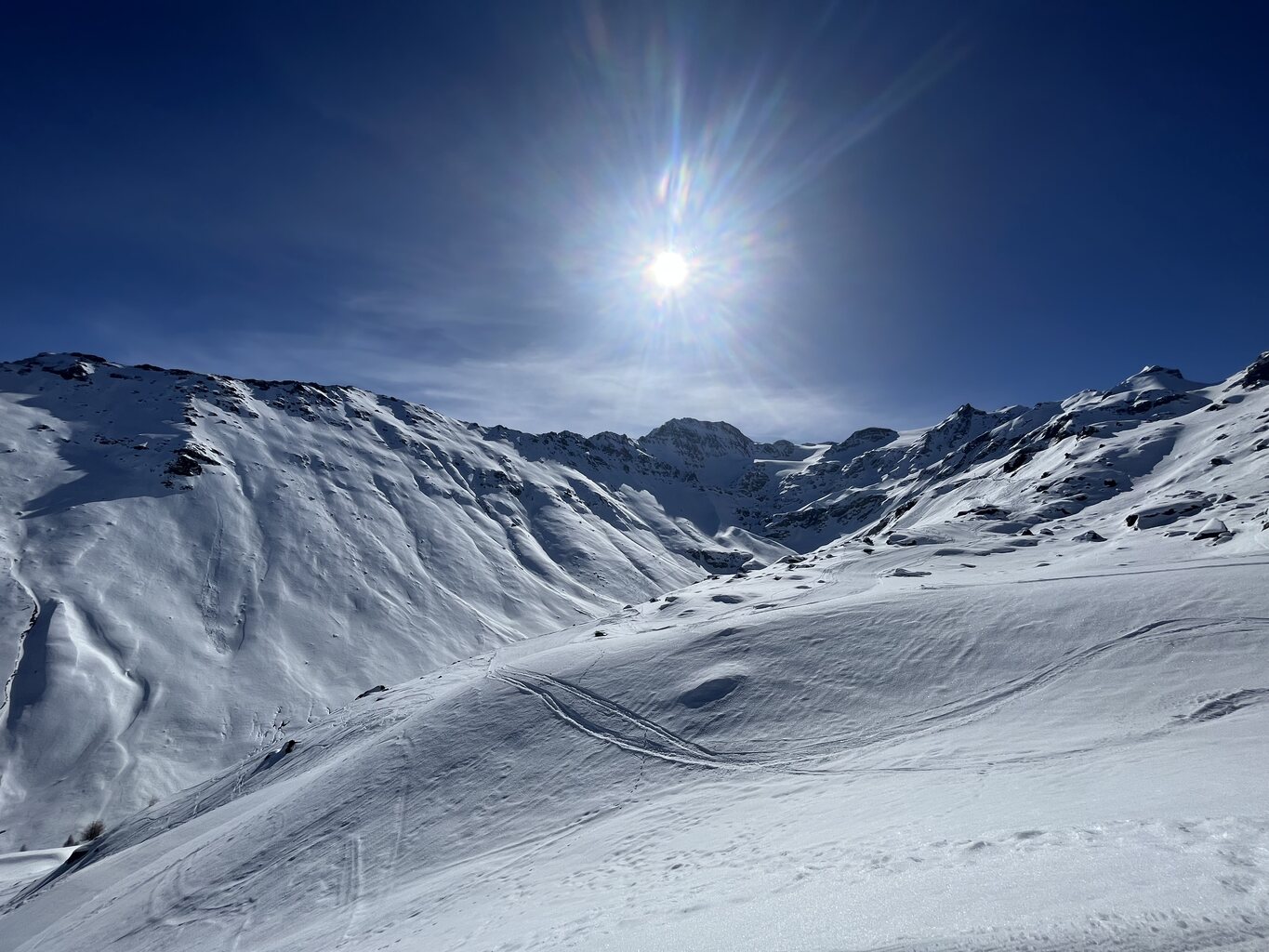 Blick auf den Glacier de la Vouassan