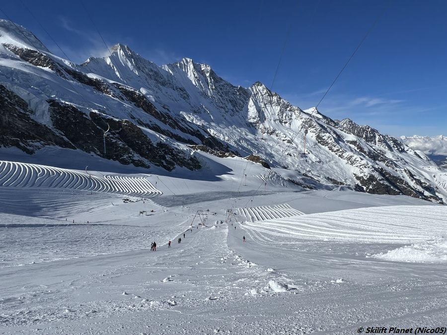 Mittelallalin 1-4 und Piste SkiStar geschlossen