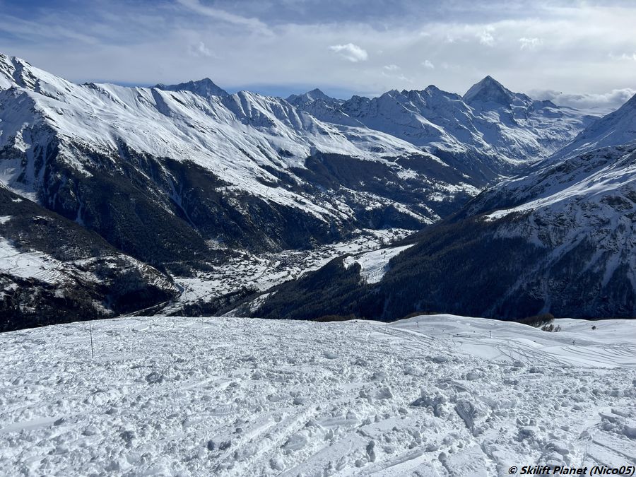Piste Artzinol. Offen, aber unvorbereitet und nicht so gut