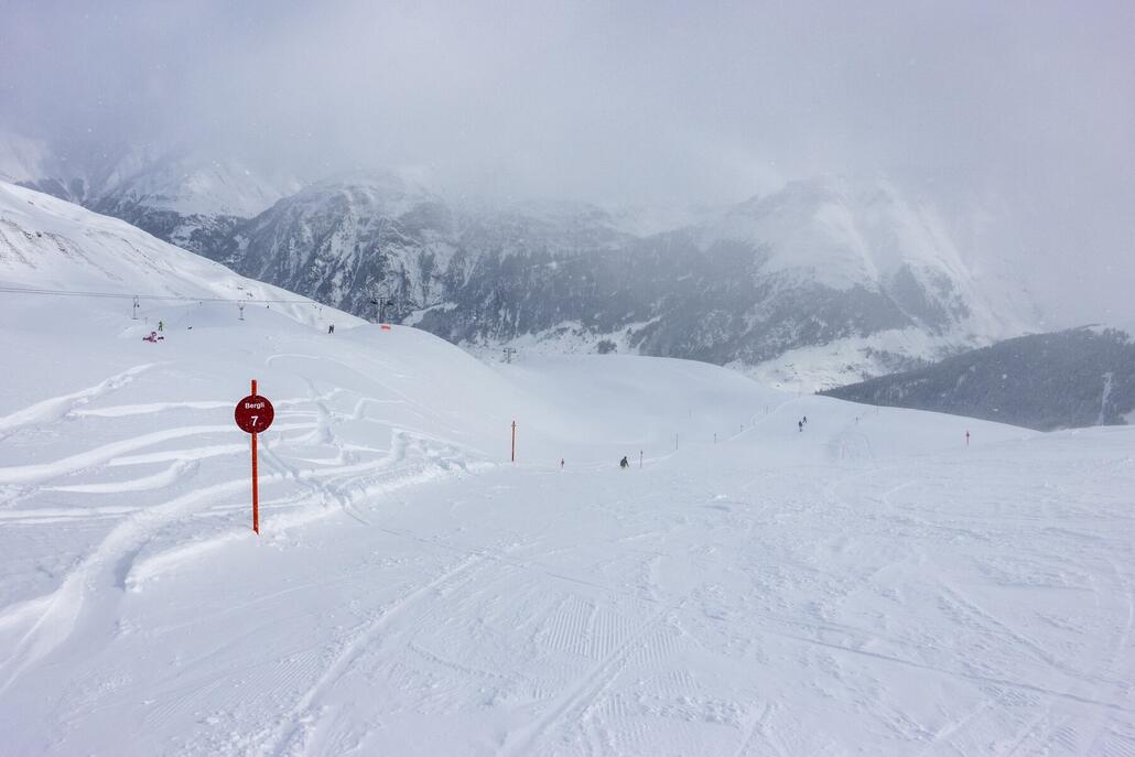 Die "Bergli" ist auch super. Insgesamt sind in Vals alle Pisten super.