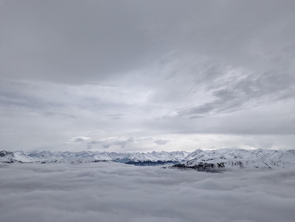 Blick Richtung Alpenhauptkamm