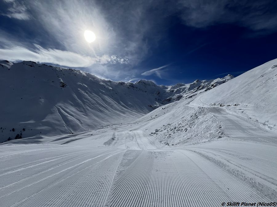 unterer Abschnitt der Arpilles-Piste