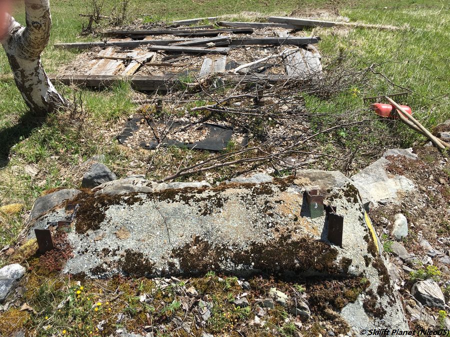 Reste der Bergstation