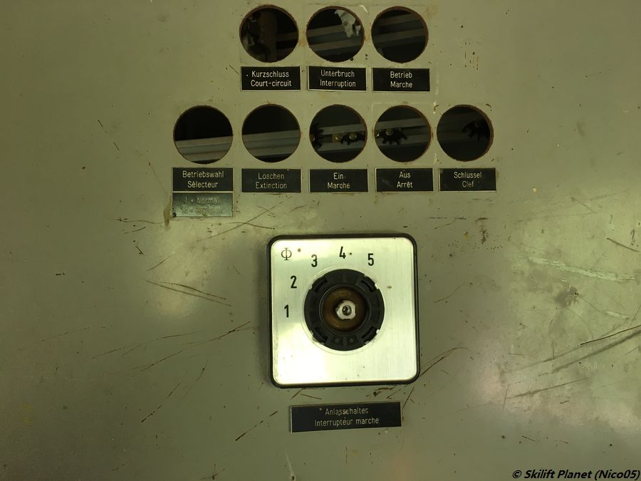 Das Innere der Hütte mit den elektronischen Steuerungen