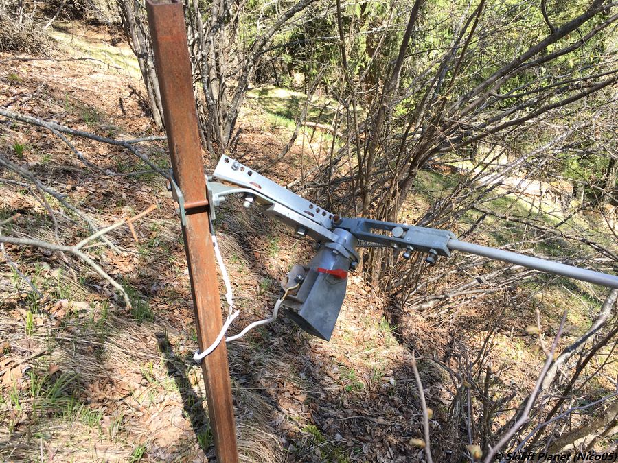 Sicherheitsleiste in der Nähe der Bergstation