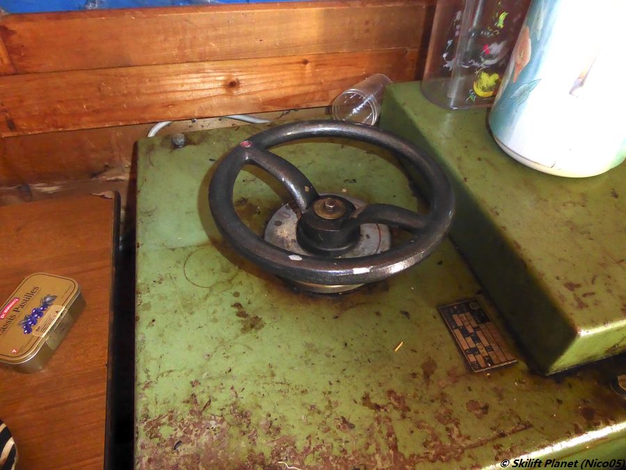 Ehemalige Steuerung des Skilifts Le Pont