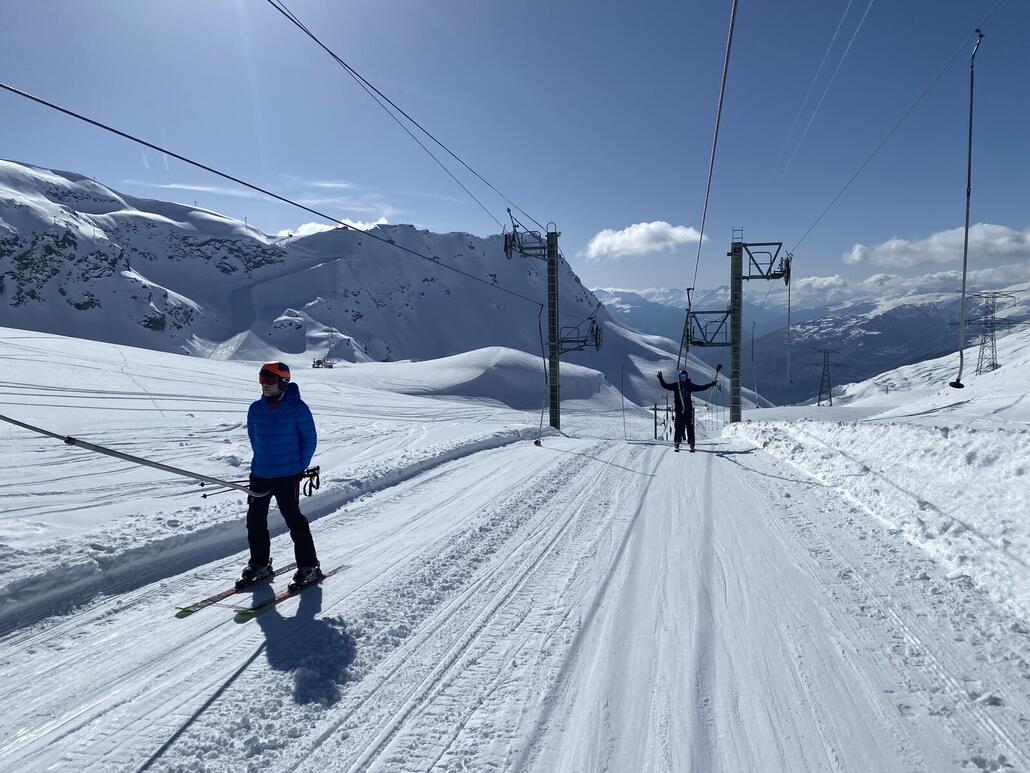 Rückblick, mit ein glücklicher Mario.